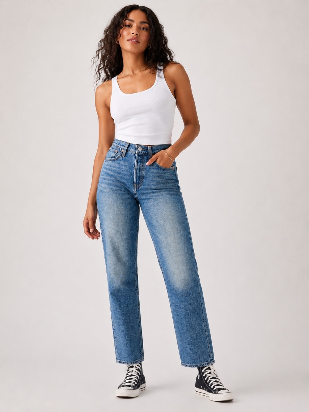 Levi’s Women’s Wedgie Straight Jeans High Rise Medium Wash 31x30 NWT